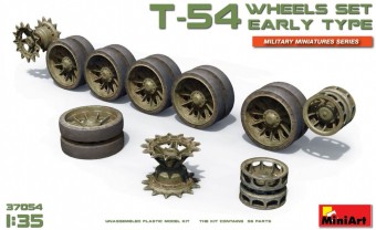 MiniArt 37054 T-54 Wheels Set. Early Type 1:35