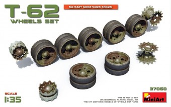 MiniArt 37060 T-62 Wheels Set 1:35