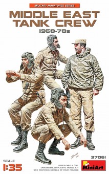 MINIART 37061 1:35 Middle East Tank Crew 1960-70s