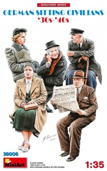 MiniArt 38006 German Sitting Civilians '30s-'40s 1:35