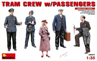 MiniArt 38007 Tram Crew with Passengers 1:35
