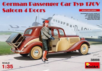 MiniArt 38008 German Passenger Car Typ 170V.Saloon 4 Doors 1:35