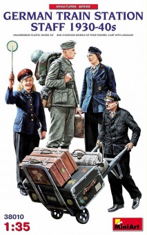 MiniArt 38010 German Train Station Staff 1930-40s 1:35