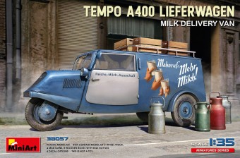 MiniArt 38057 Tempo A400 Lieferwagen. Milk Delivery Van 1:35