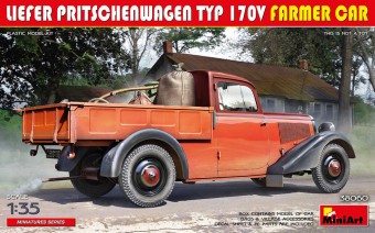 MiniArt 38060 Liefer Pritschenwagen Typ 170V Farmer Car 1:35