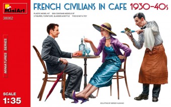 MiniArt 38062 French Civilians in Cafe 1930-40s 1:35