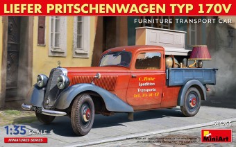 MiniArt 38065 Liefer Pritschenwagen Typ 170V Furniture Transport Car 1:35