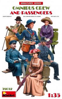 MiniArt 38092 1:35 Omnibus Crew and Passengers - MiniArt