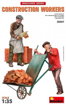 MiniArt 38097 Construction Workers with Accessories 1:35
