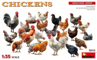 MiniArt 38112 Chickens 1:35