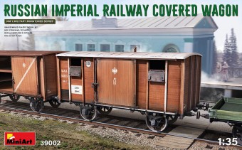 MiniArt 39002 Russian Imperial Railway Covered Wagon 1:35