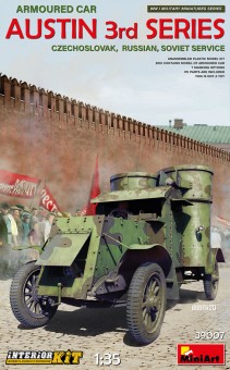 MiniArt 39007 Austin Armoured Car 3rd Series: Czechoslovak Russian Soviet Service. Interior Kit 1:35