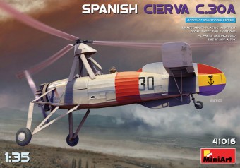 MiniArt 41016 Spanish Cierva C.30A 1:35