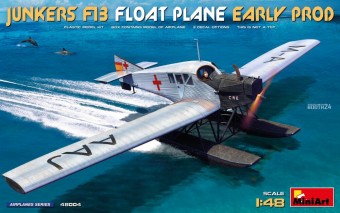 MiniArt 48004 Junkers F13 Float Plane. Early Prod 1:48