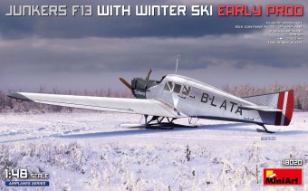 MiniArt 48020 Junkers F13 with Winter Ski. Early Prod 1:48