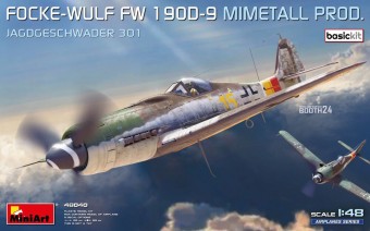 MiniArt 48040 Focke-Wulf Fw 190D-9. Mimetall Prod. Basic Kit. Jagdgeschwader 301 1:48