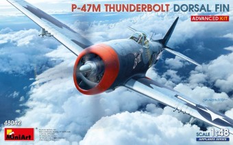 MiniArt 48042 P-47M Thunderbolt. Dorsal Fin. Advanced Kit 1:48