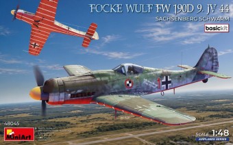MiniArt 48045 Focke-Wulf Fw 190D-9. JV 44  Sachsenberg Schwarm . Basic Kit 1:48