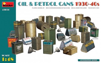 MiniArt 49006 Oil & Petrol Cans 1930-40s 1:48