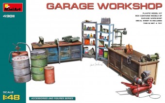 MiniArt 49011 Garage Workshop 1:48