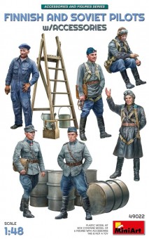 MiniArt 49022 Finnish and Soviet Pilots 1:48