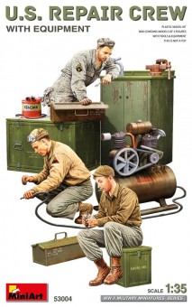 MiniArt 53004 U.S. Repair Crew w/Equipment 1:35
