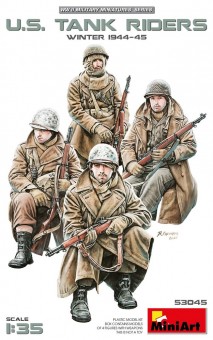 MiniArt 53045 U.S. Tank Riders (Winter 1944-45) 1:35