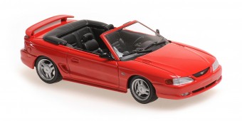 MINICHAMPS 940085630 1:43 FORD MUSTANG CABRIOLET - 1994 - RED - MAXICHAMPS