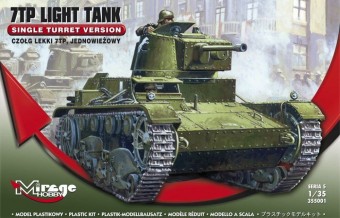 Mirage Hobby 355001 7TP Light Tank Single Turret Version 1:35