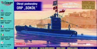 Mirage Hobby 40428 Poland SUBMARINE ORP SOKOL 1:400
