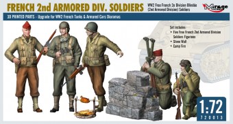 Mirage Hobby 720013 FRENCH 2nd ARMORED DIV. SOLDIERS 1:72