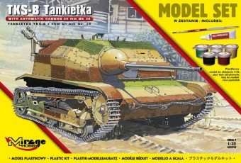 Mirage Hobby 835093 Tankette TKS-B(w/automatic cannon 20mm Mk.38) Model Set 1:35