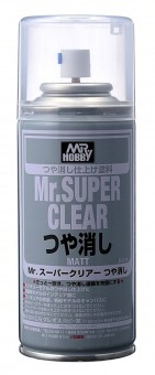 Mr. Hobby B-514 Mr. Super Clear Flat Spray (170 ml)