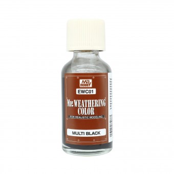 Mr. Hobby EWC-01 Weathering Color (40 ml) - Multi Black