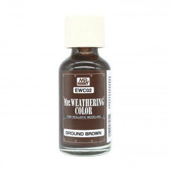 Mr. Hobby EWC-02 Weathering Color (40 ml) - Ground Brown