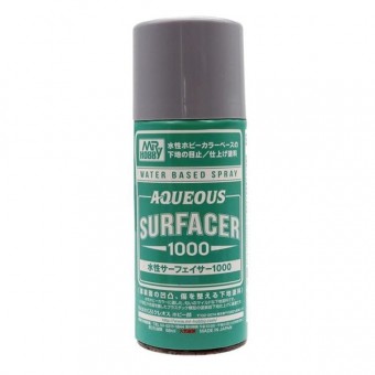 Mr. Hobby B611 Aqueous Surfacer 1000 Spray (170 ml) Gray