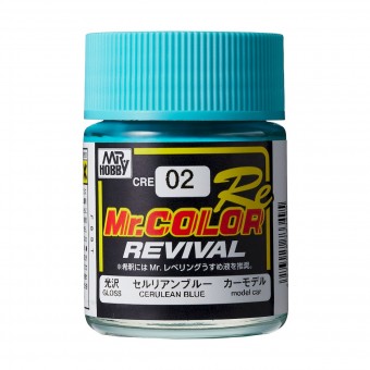 Mr. Hobby CRE-02 Mr. Color Revival (18 ml) Cerulean Blue