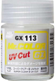  Mr. Color GX GX-113 Super Clear III UV Cut Flat 