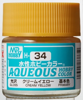 Aqueous  H034 Gloss Cream Yellow 