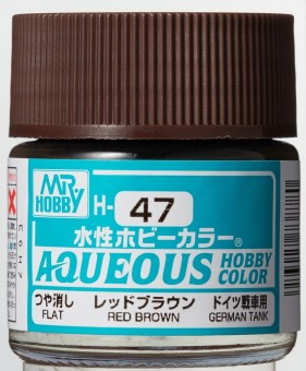 Mr. Hobby Aqueous H047 Gloss Red Brown