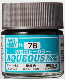 Aqueous  H076 Metallic Burnt Iron 