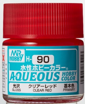 Mr. Hobby Aqueous H090 Gloss Clear Red