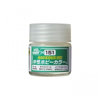 Mr. Hobby H-151 Aqueous Hobby Colors (10 ml) - White Pearl