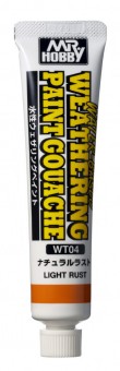 Mr. Hobby WT-04 Water-based Weathering Paint Gouache (20 ml) - Light Rust
