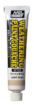 Mr. Hobby WT-05 Water-based Weathering Paint Gouache (20 ml) - Light Dust