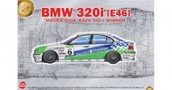NUNU-BEEMAX PN24041 BMW 320i E46 Touring Macau 2001 Winner 1:24