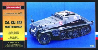 Plus model 107 Sd. Kfz 252 Ammunition car 1:35