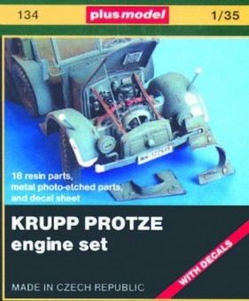 Plus model 134 Krupp Protze engine set 1:35