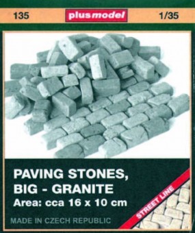Plus model 135 Paving stones big - granite 1:35
