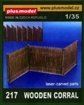 Plus model 217 Wooden Corral 1:35